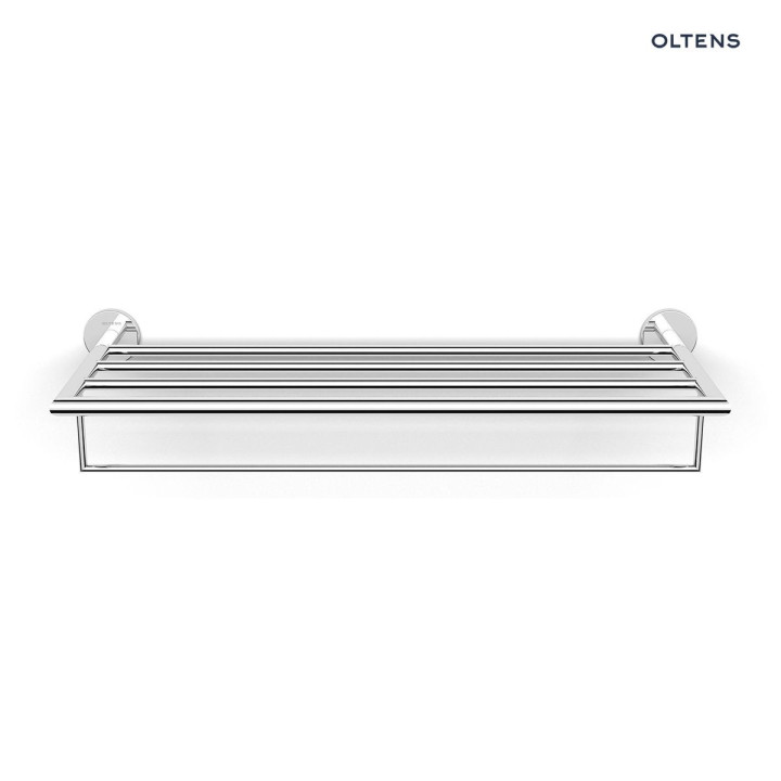 Oltens Gulfoss wieszak na ręcznik 60 cm z półką - chrom