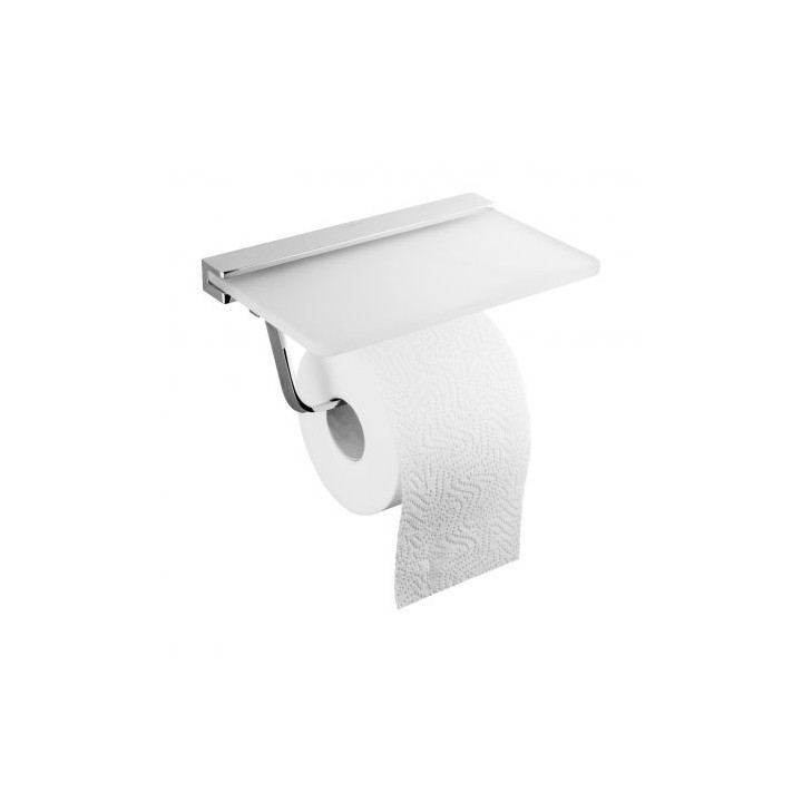 Oltens Vernal uchwyt na papier toaletowy z półką - chrom 