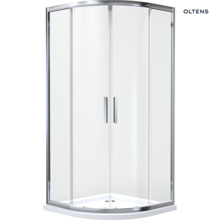 Oltens Vorma kabina prysznicowa 90x90 cm półokrągła