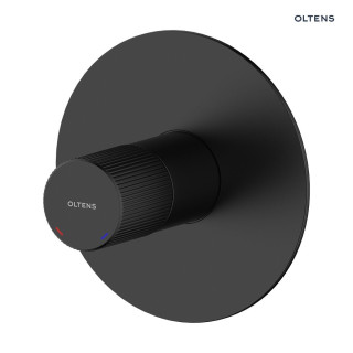 Oltens Hamnes bateria prysznicowa podtynkowa kompletna - czarny mat