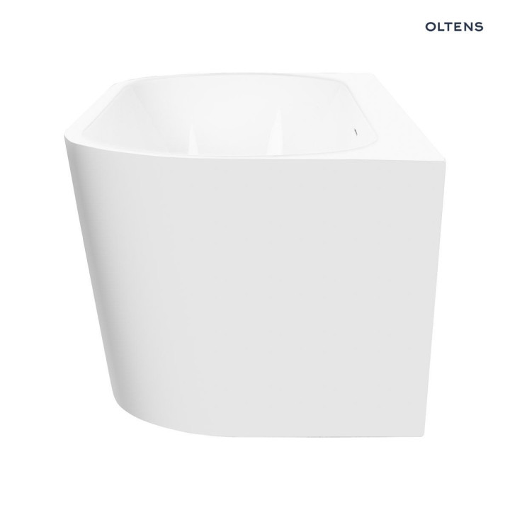 Oltens Hulda wanna wolnostojąca przyścienna 160x75 cm akrylowa - biała