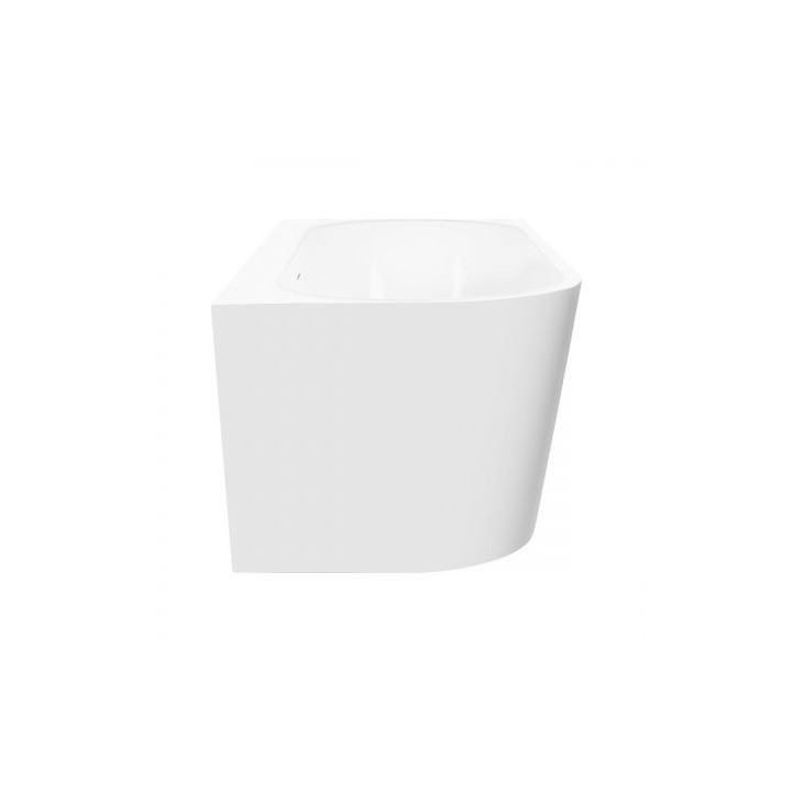 Oltens Hulda wanna narożna 160x75 cm prawa akrylowa - biały połysk