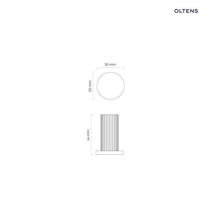 Oltens Hamnes haczyk na ręcznik - chrom 