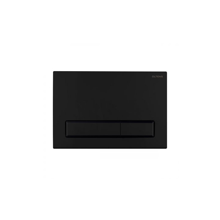 Zestaw Oltens Triberg Hamnes Torne 7w1 stelaż podtynkowy miska z deską 42514300 i przycisk spłukujący - czarny mat 
