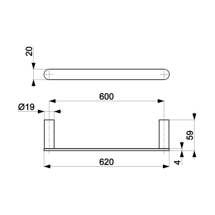 Bateria umywalkowa KFA Morganit jednouchwytowa, z korkiem klik-klak - chrom
