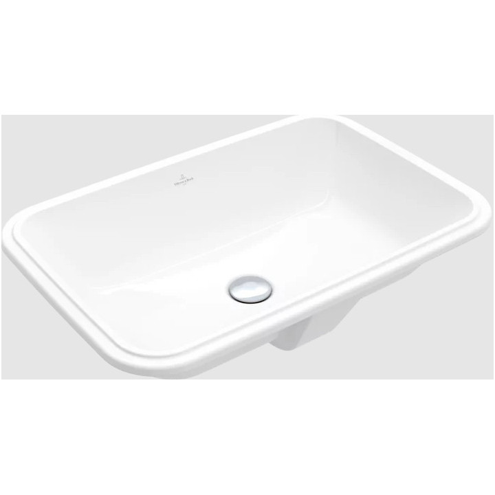 Architectura Umywalka podblatowa, 570 x 370 x 175 mm, Weiss Alpin CeramicPlus, bez przelewu