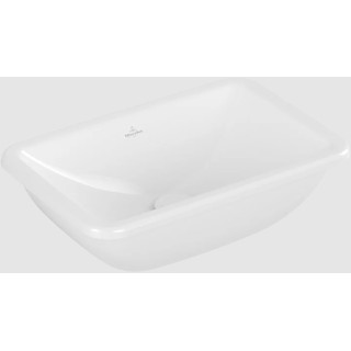 Loop & Friends Umywalka podblatowa, 450 x 280 x 185 mm, Weiss Alpin, bez przelewu