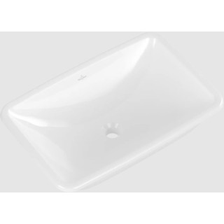 Loop & Friends Umywalka podblatowa, 615 x 380 x 185 mm, Weiss Alpin, bez przelewu