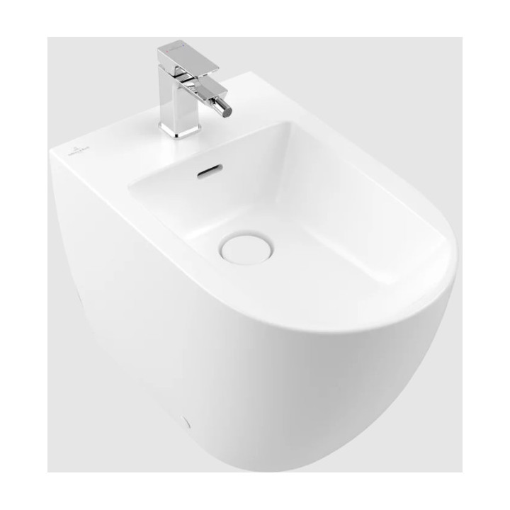 Bidet Villeroy & Boch/Subway 3.0, stojący, 370 x 600 mm, Stone White CeramicPlus