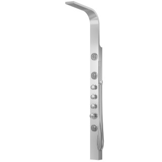 Panel prysznicowy Corsan Snake srebrny