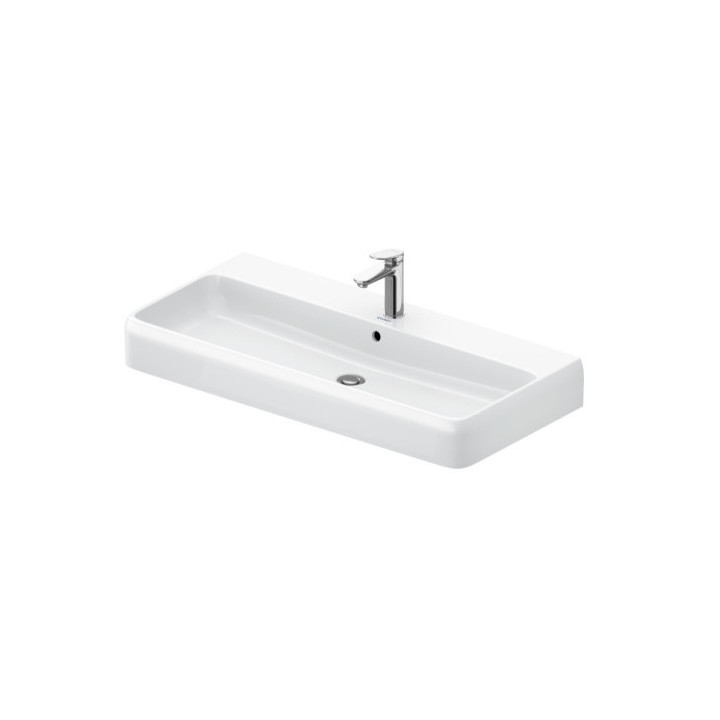 Umywalka meblowa 100x47cm, Duravit Qatego - Biały błyszczący 