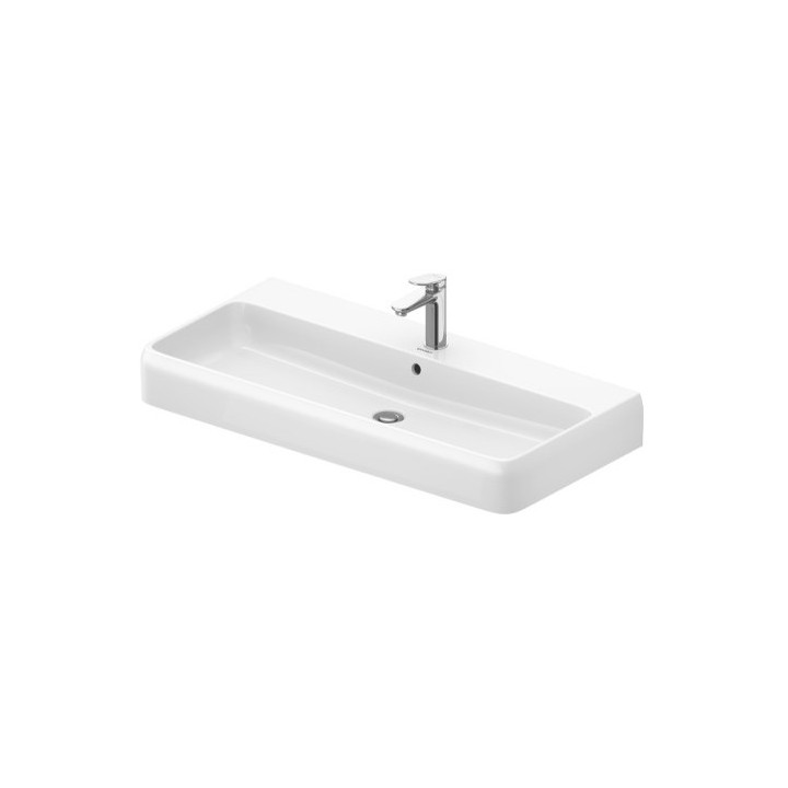 Umywalka meblowa 100x47cm, Duravit Qatego - Biały błyszczący (HyG) 