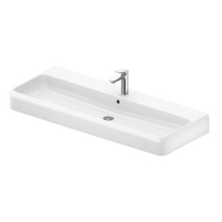 Umywalka meblowa 120x47cm, Duravit Qatego - Biały błyszczący (HyG) 