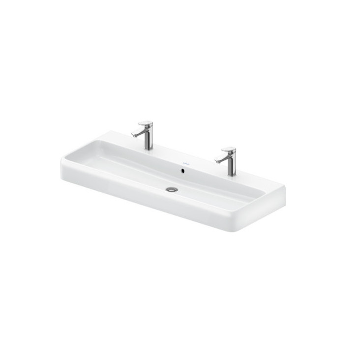 Umywalka meblowa 120x47cm, Duravit Qatego - Biały błyszczący