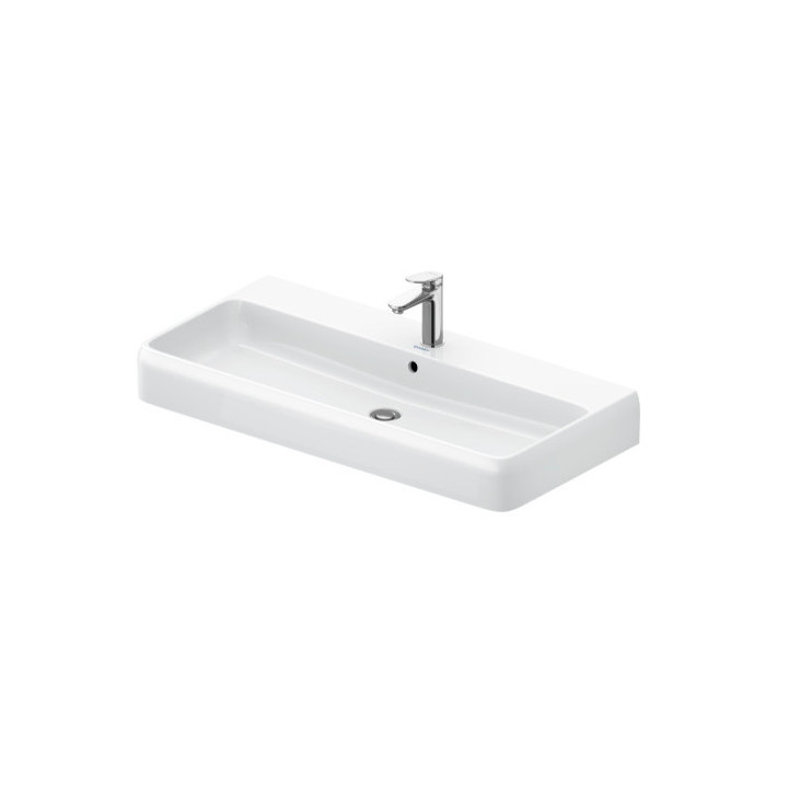 Umywalka szlifowana 100x47cm, Duravit Qatego - Biały błyszczący (HyG) 