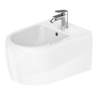Bidet wiszący, 38,5x57cm, Duravit Qatego - Biały błyszczący (HyG)