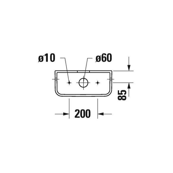 Spłuczka, 40x18cm, Duravit Qatego (HyG)