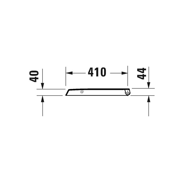 Deska sedesowa Qatego - Biały błyszczący