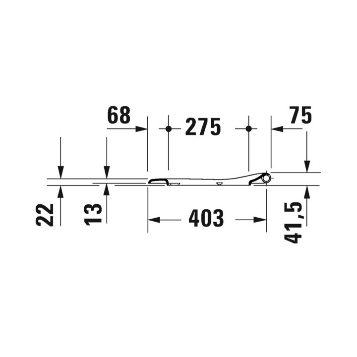 Deska sedesowa Qatego - Biały błyszczący