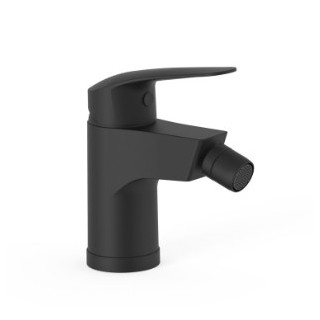 Bateria jednouchwytowa do bidetu TRES BASE PLUS - Czerń Matowa