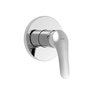 Bateria jednouchwytowa podtynkowa 1-drożna prysznicowa TRES BASE PLUS - Chrom 