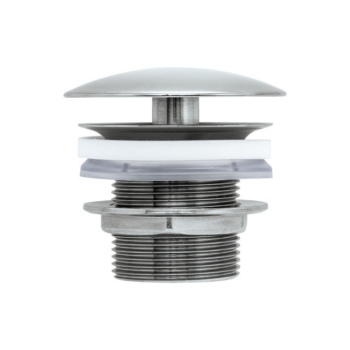 Zawór pionowy Duravit - Stal nierdzewna szczotkowana