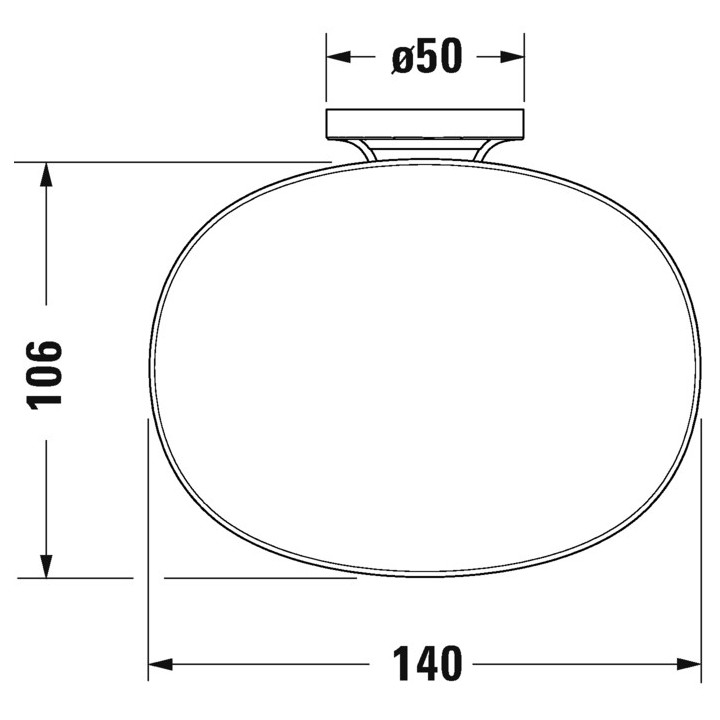 Mydelniczka Duravit Starck T - Brąz szczotkowany