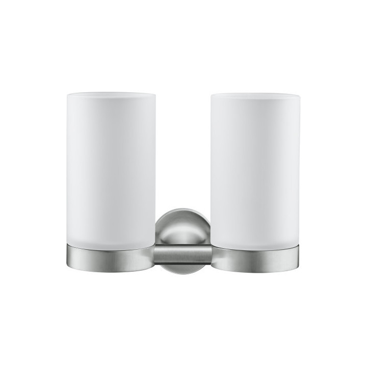 Kubek do mycia zębów Duravit Starck T - Stal nierdzewna szczotkowana