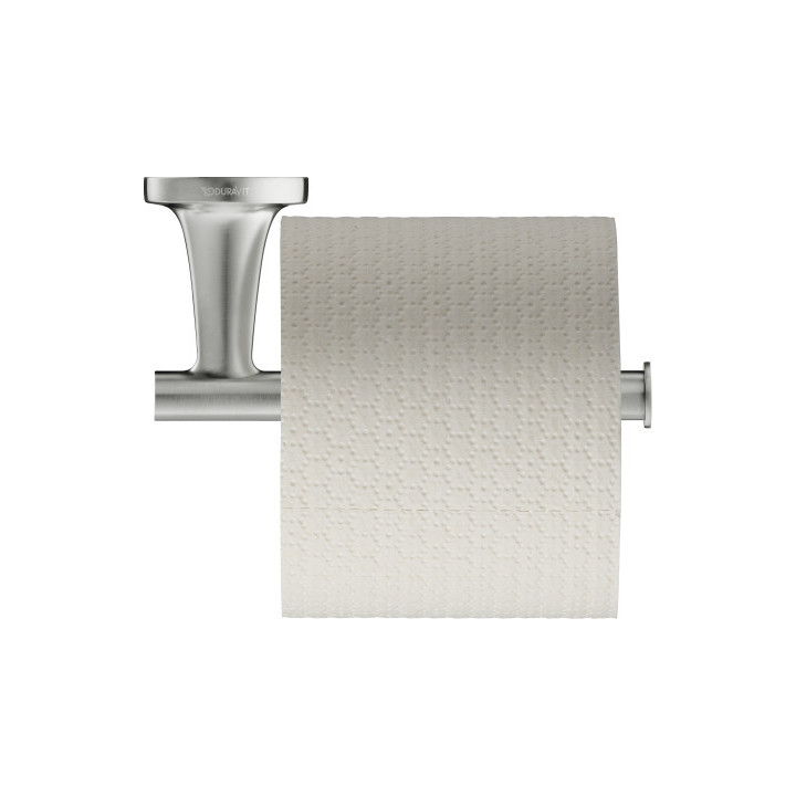 Uchwyt na papier toaletowy Duravit Starck T - Stal nierdzewna szczotkowana