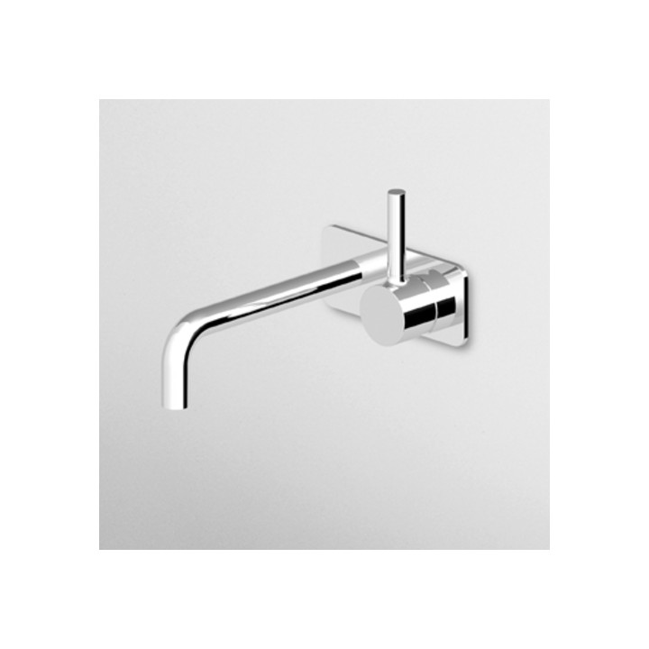 Bateria Zucchetti Pan umywalkowa ścienna 2-otworowa z płytką, element zewntrzny- sanitbuy.pl