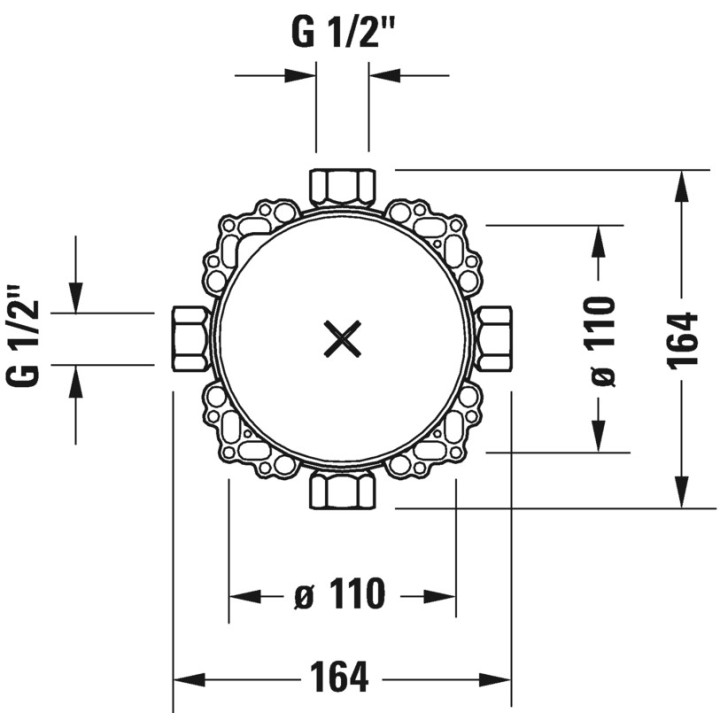 Bluebox® 1/2" Duravit