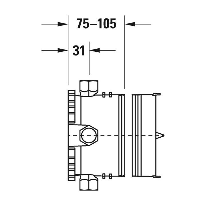 Bluebox® 1/2" Duravit