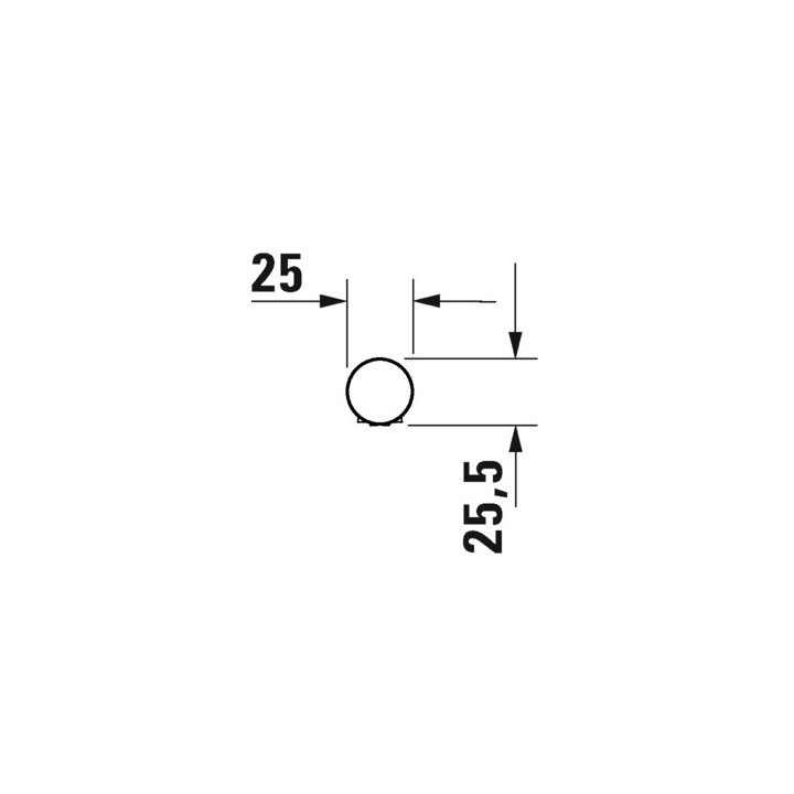 Słuchawka prysznicowa MinusFlow Duravit - Złoto polerowane