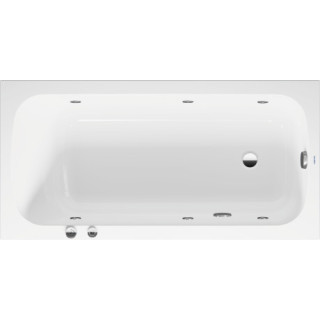Wanna z hydromasażem Qatego Jet-System - Biały