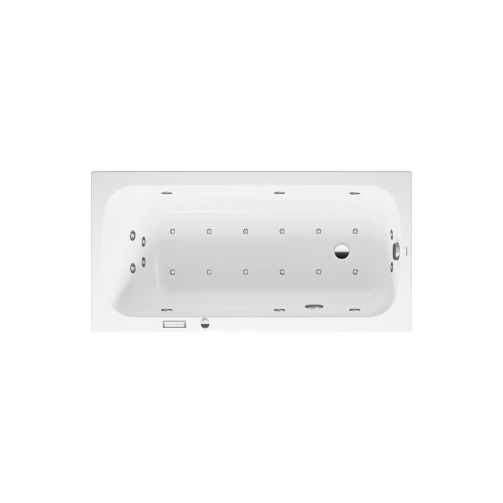 Wanna z hydromasażem 150x75cm, Qatego Combi-System E -  Biały