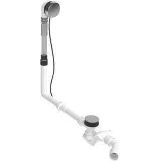 Zestaw przelewowo-odpływowy Duravit Quadroval - Chrom