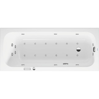Wanna z hydromasażem 160x70cm, Duravit Qatego, Combi-System E- Biała