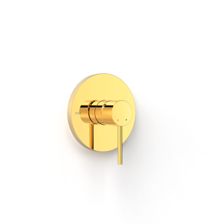 Maskownica do wpuszczanego korpusu 1-drożnego Rapid-box - 24-K Złoto 