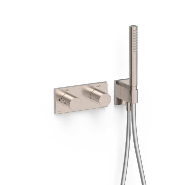 Bateria termostatyczna podtynkowa 2-drożna, TRES B-SYSTEM - Stal