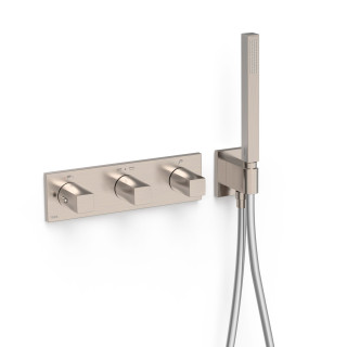 Bateria termostatyczna podtynkowa 3-drożna, TRES B-SYSTEM - Stal