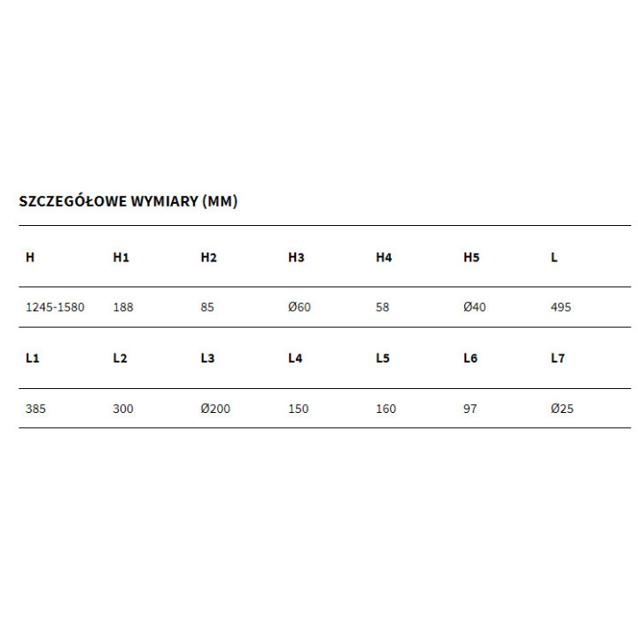 Kolumna Prysznicowa, EXCELLENT Seria Pi - złoty