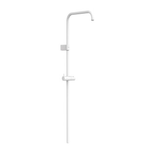 Długi drążek natryskwy przystosowany do baterii termostatycznej ściennej z kompatybilnym przyłączem, TRES OVER-WALL - Biel Matow