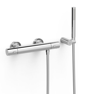 Bateria termostatyczna naścienna prysznicowa, TRES OVER-WALL - Chrom 
