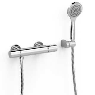 Bateria termostatyczna naścienna prysznicowa, TRES OVER-WALL - Chrom 