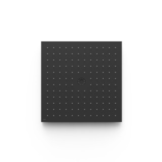 Deszczownica podtynkowa sufitowa, TRES COMPL DUCHA - Czerń Matowa