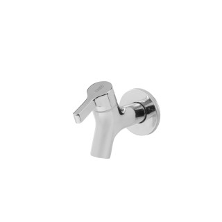 Bateria naścienna 1-drożna do biura lub pralni, TRES BASE - Chrom 