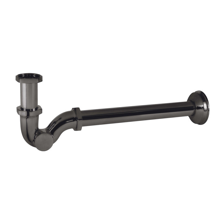 Syfon teleskopowy z regulacją do umywalki, TRES COMPL GRIFERIA - Czerń Metalizowana