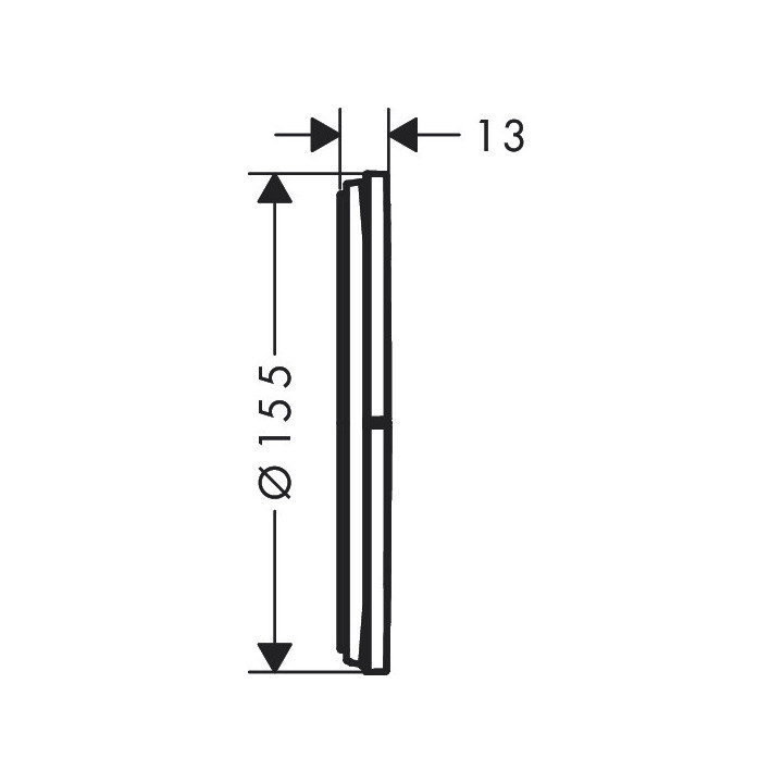 Zawór odcinający, podtynkowy do 3 odbiorników, Hansgrohe ShowerSelect Comfort S - Brąz Szczotkowany