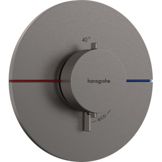 Bateria termostatyczna, podtynkowa, Hansgrohe ShowerSelect Comfort S - Czarny Chrom Szczotkowany