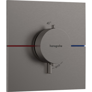 Bateria termostatyczna, podtynkowa, Hansgrohe ShowerSelect Comfort E - Czarny Chrom Szczotkowany